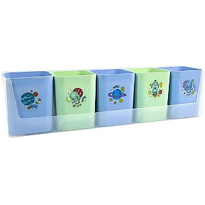 Acessório para Mesa KIT Mundo Lua com 5 PORTA-OBJETOS
