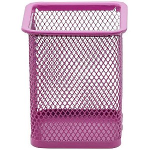 Acessório para Mesa Porta Lápis Aramado Quadrado