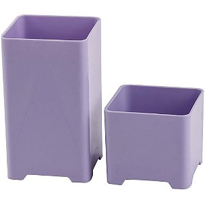 Acessório para Mesa Porta Objeto Lilás Pastel 2PÇS