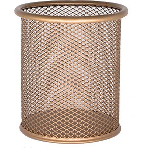 Acessório para Mesa Porta Objetos Redondo Cobre
