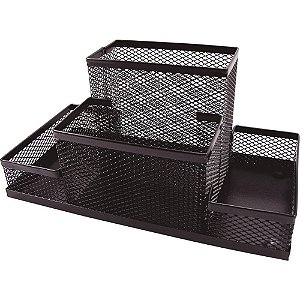 Acessório para Mesa Porta Objetos Aramado Preto