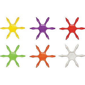Acessório para Pintura Faça Bolinha com 6 Pontas REF 5119 - Caixa com 12 Unidades