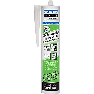 Adesivo de Silicone Acético Construção 270ML/256G