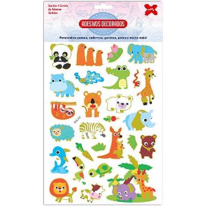 Adesivos Decorados BIG MIX 15X26CM Cartela Sortidos Pacote com 16 Unidades