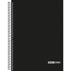 Agenda 2024 EASY Week 205X280MM com Espiral - Pacote com 2 Unidades