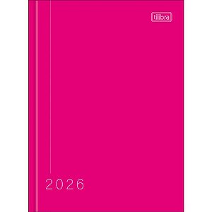 Agenda 2024 Pepper Rosa Capa Dura Costurada 160 Folhas Pacote com 6