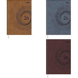 Agenda 2024 Pratika Cores Costurada 14,5X20,5CM - Pacote com 5 Unidades