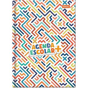 Agenda Permanente Escolar+ Foroni 160 Folhas 123X166MM Pacote com 5