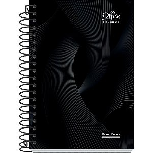 Agenda Permanente Espiral Capa Dura 165 Folhas - Pauta Branca, Pacote com 05 Unidades