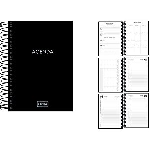 Agenda Permanente Napoli 192 Folhas Pacote com 05