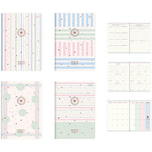 Agenda Planner 2024 Soho Grampeado 20 Folhas Pacote com 05