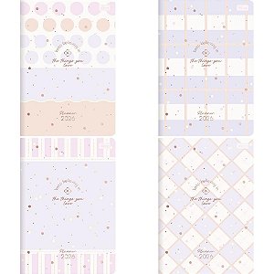 Agenda Planner 2024 Soho Grampeado 20 Folhas Pacote com 05