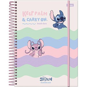 Agenda Planner 2024 STITCH 80 Folhas 177X240MM Pacote com 3
