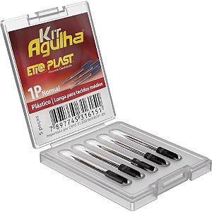 Agulha Aplicador TAG FIX KIT com 5 Agulhas Plásticas 1P