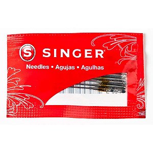 Agulha para Máquina Singer TAM09 Ponta Bola Doura CTCOM 10 Cartela
