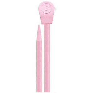 Agulha para Tricô Milward 37CM N5 Rosa PCT com 24
