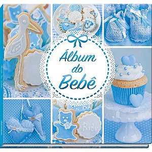 álbum do Bebê Azul 48 Páginas - Registre Momentos Inesquecíveis