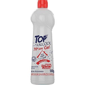 álcool GEL Bactericida 70° 500G CX com 12