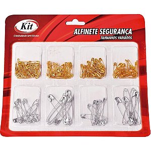 Alfinete Segurança Tamanhos Variados Cartela