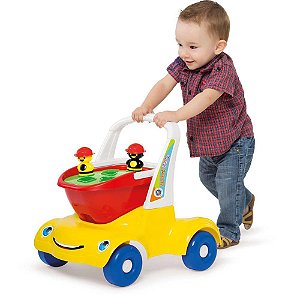 Andador Bebê Passeio Didático com Formas e Bonecos