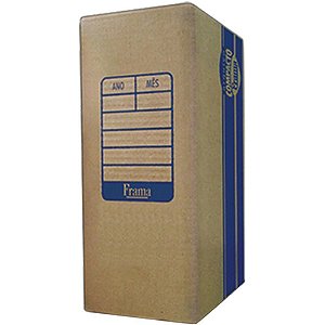 Arquivo Morto de Papelão 250X355X135MM - Pacote com 25 Unidades
