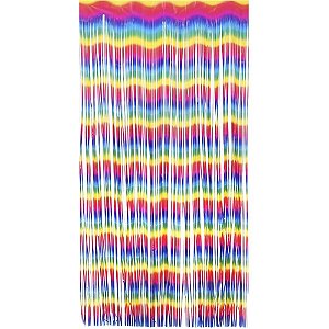 Artigo para Decoração Cortina Metalizada ARCO-ÍRIS 1X2M - Make+