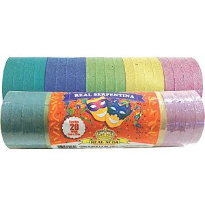 Artigo para Festa Serpentina 1CMX10M PCT com 20