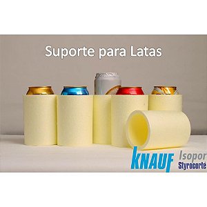 Artigo para Festa Suporte Isopor para Lata 87X110MM PCT com 06