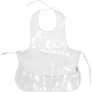 Avental Escolar Cristal Liso - Pacote com 6 Unidades