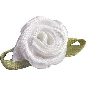 Aviamento FLOR Rococó JFR001 A2-001 Branco Pacote com 50