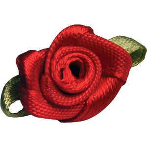 Aviamento FLOR Rococó JFR001 A2-039 Vermelho Pacote com 50 Unidades