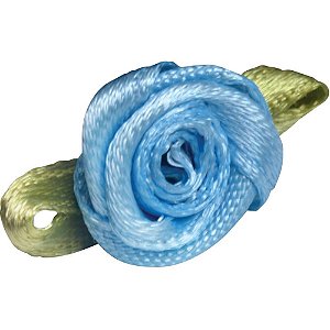 Aviamento FLOR Rococó JFR001 A2-086 Azul Bebê – Pacote com 50 Unidades