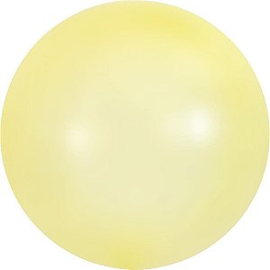 Balão Bubble Amarelo Transparente 60CM