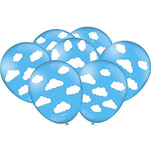 Balão Decorado N09 Nuvem PCT com 25