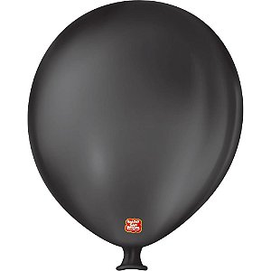 Balão Gigante Liso Preto para Decoração com Efeito de Impacto