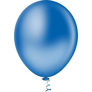 Balão GRAN Festa N°90 Azul Royal Pacote com 50 Unidades