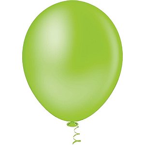 Balão GRAN Festa N090 Verde Limão - Pacote com 50 Unidades