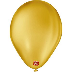 Balão Imperial N070 Amarelo OCRE - Pacote com 50