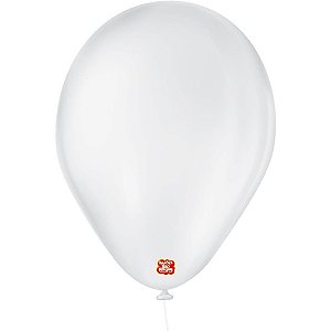 Balão Imperial N°70 Branco Pacote com 50 Unidades