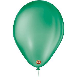 Balão Imperial N070 Verde Folha - Pacote com 50 Unidades