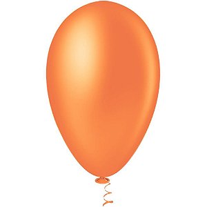 Balão PIC PIC Nº 70 Laranja Pacote com 50