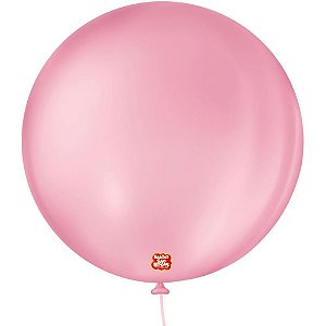Balão Redondo N05 Rosa Tutti Frutti PCT com 50