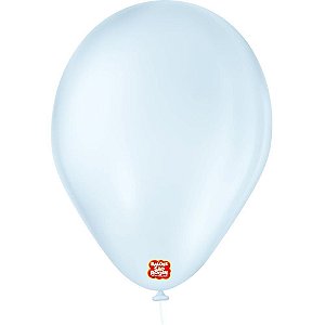 Balão Redondo N07 CANDY Colors Azul PCT com 25