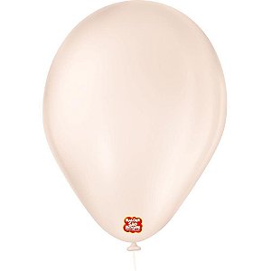 Balão Redondo N07 CANDY Colors Laranja PCT com 25
