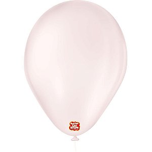 Balão Redondo N07 CANDY Colors Rosa PCT com 25