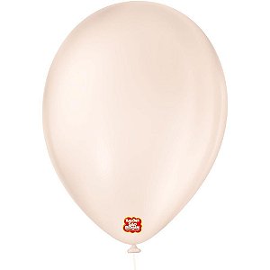Balão Redondo N09 CANDY Colors Laranja PCT com 25