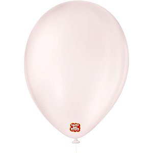 Balão Redondo N09 CANDY Colors Rosa PCT com 25