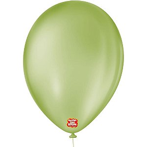 Balão Redondo N09 Verde Eucalipto PCT com 50
