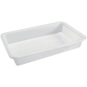Bandeja Plástica Branca Maxi 12,5L - Qualidade e Versatilidade para o Seu Dia a Dia