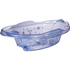 Banheira Decora STAR Space 21L - Conforto e Estilo para o Banho do Seu Bebê